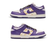 Supreme x Nike SB Dunk Low “Court Purple” Sample auction (Image via Sneaker News)